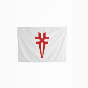 Official Flag WHITE AND RED